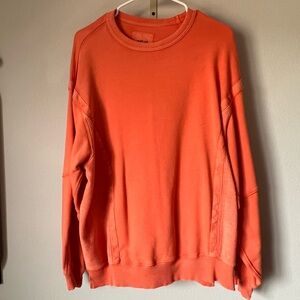 Orange Aerie Crewneck Oversized Sweater
